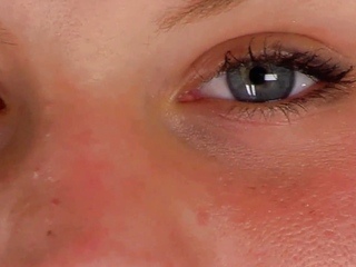 Cute British blonde big natural boobs teen try porn