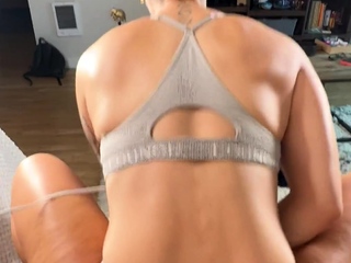 Cute brunette young hookup amateur teen blowjob