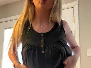 Cute naked blonde teen solo