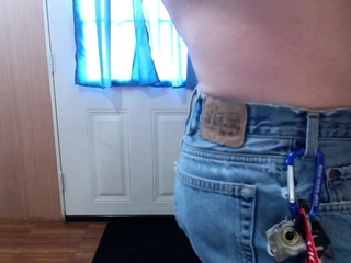 Dirty gloryhole gay enjoys sucking and stroking hard dick