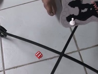 Group of amateurs playing Four In A Row and Strip Poker