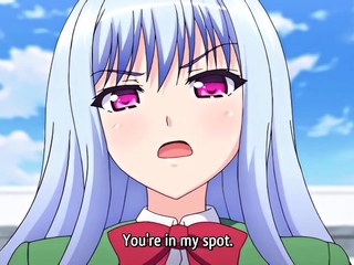 Hentai redhead gives blowjob and having sex