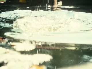 Keira Knightley undressing down to her slip as she slides