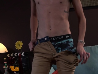 Latin Boy Sergei Jerking Off