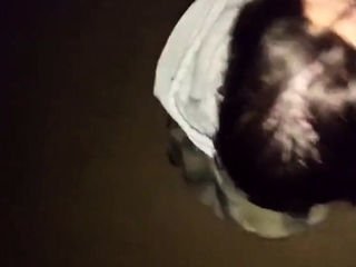 outdoor blowjob facial