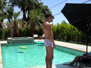 Pool party turns into a wild ass fucking marathon!