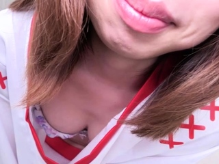 Risako Goto wears a cosplay costume when she starts to