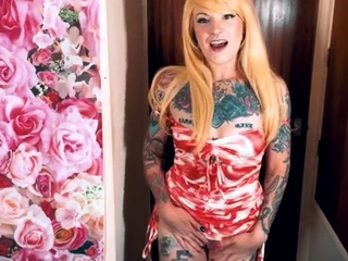 Savannah lovely amateur blonde woman toying