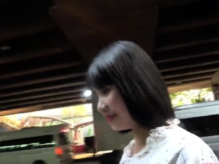 Thai girl has her hairy pussy filled with cum