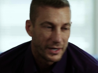 Two sinner bitches fucked in threesome by big white cock