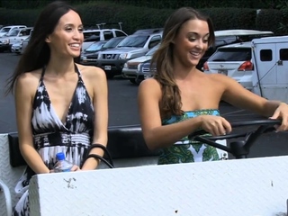 Adorable babe masturbates nicely