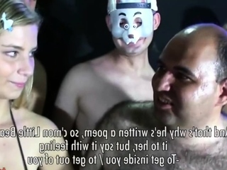 Blonde milf group sex