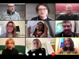 Blonde with big boobs fucked from behind before tit wanking