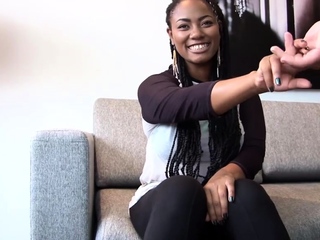 CARNE DEL MERCADO – Thick Ebony Morelia Mazo Spreads Her