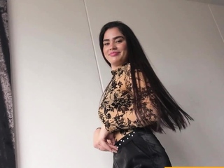 Cute 18 Year Old Latina Stripped and Fucked In casting