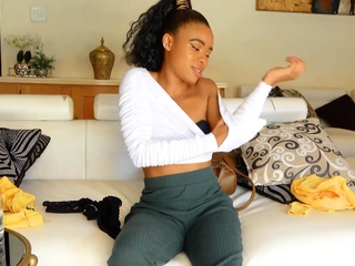 Cute Ebony Amateur In Hardcore Job Interview