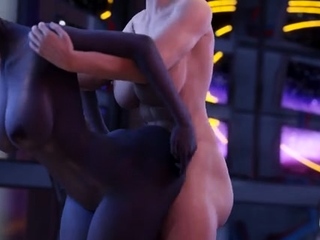 Femshep and Liara down time [IckySticky]