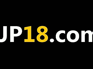 Funny kitchen toy in her opened pussy