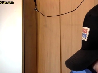 Gloryhole homemade BJ DILF anally drilled by black dick