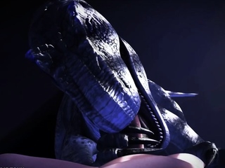 Hot 3D redhead licking a pussy while getting fucked