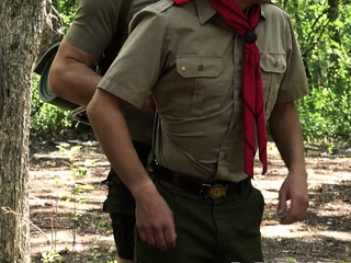 Hung hot senior scout shows how the big boys like to play