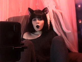 Kinky moist taco brunette anal toy play during masturbating