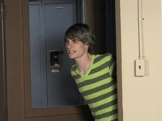 Lustful gay dude rides his school ally until cumshots