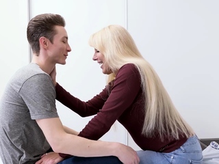 Peter Pounder with his big cock fucks Bianca Fit Cougar hard