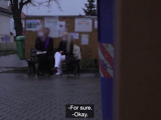 Picked up oiled blonde babe fucked in van outdoor 4 cash