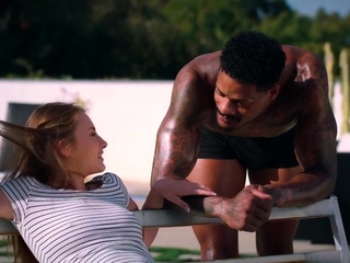 Sexy blonde teen blow her boyfriend big cock