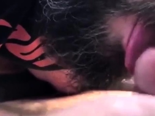 Sucking cock and taking a facial