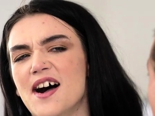 Super skinny Rose Winters teases her stepbrother until he