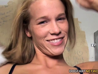 Aiden Aspen Takes Her First Black Cock – Gloryhole