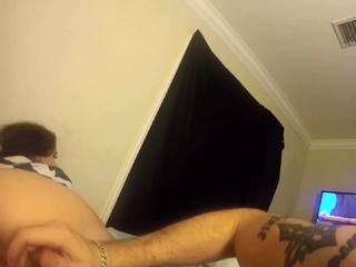 Amateur blonde and brunette lick each other