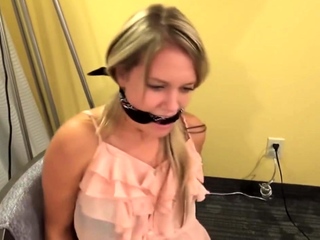 Amateur fetish BDSM action with redhead