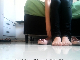 Amateur striptease and Solo masturbation