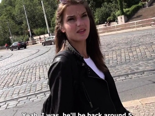 CzechStreets The Shiest Girl Ever#teen #bigass #hardcore