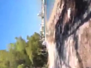 Euro amateur outdoor masturbation