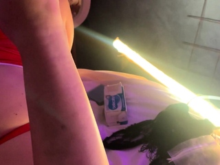 European amateur fucks a huge dick outdoors pov