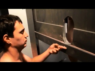 Glory hole and bathroom frot and suck