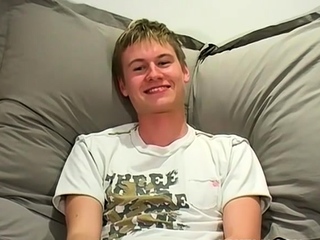 Horny British stallion moans during passionate masturbation