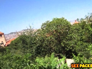 Hot Blonde Babe Sucks Cock Under Barcelona Sun