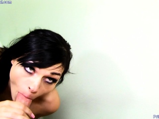 Lovely Amateur teen brunette masturbating outdoor