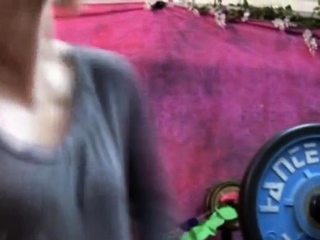 Lusty russian Val conquers a huge slim jim