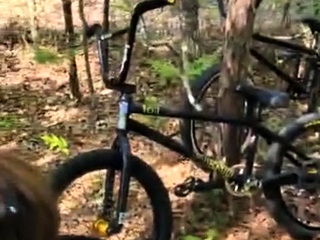 Outdoor sex in POV with a brunette amateur hottie fucked