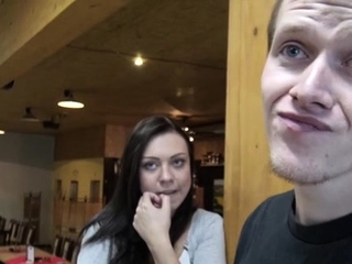 Sassy young girlfriend gets huge meat rocket into her gash