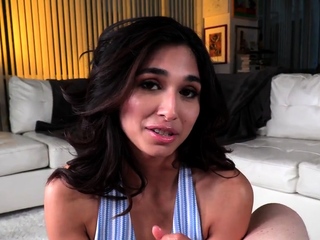 21yo handjob slut rides cock in POV