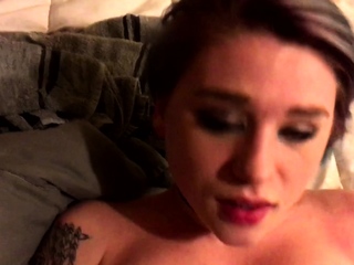 Amateur blondes pov blowjob and hardcore fun with lucky dude