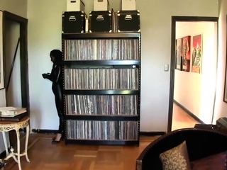 Amateur Busty Brunette Striptease