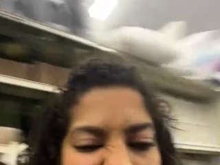 Amateur striptease and Solo masturbation